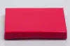 4-5/8L x 3-3/8W x 5/8H, Flip-Boxes Gift Card Boxes - Plastic Insert, Red Ice
