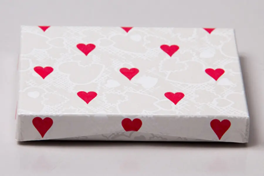 4-5/8L x 3-3/8W x 5/8H, Pop-Up Gift Card Boxes, Valentine Hearts