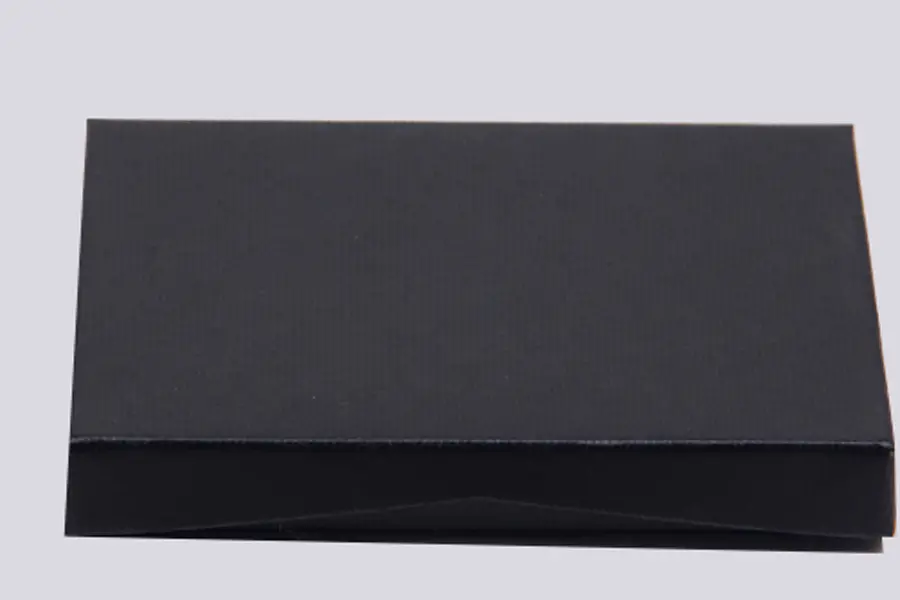 4-5/8L x 3-3/8W x 5/8H, Pop-Up Gift Card Boxes, Black Rib