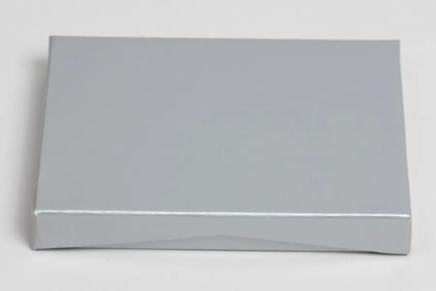 4-5/8L x 3-3/8W x 5/8H, Pop-Up Gift Card Boxes, Silver Ice, Pop-Up Insert
