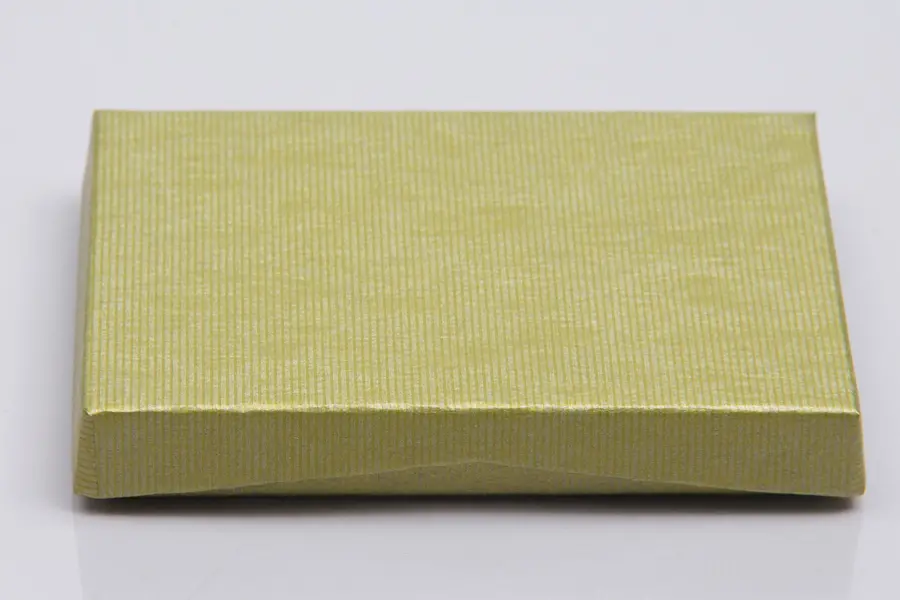4-5/8L x 3-3/8W x 5/8H, Flip-Boxes Gift Card Boxes - Plastic Insert, Citrine Rib