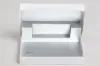 4-5/8L x 3-3/8W x 5/8H, Pop-Up Gift Card Boxes, Tuxedo White Linen