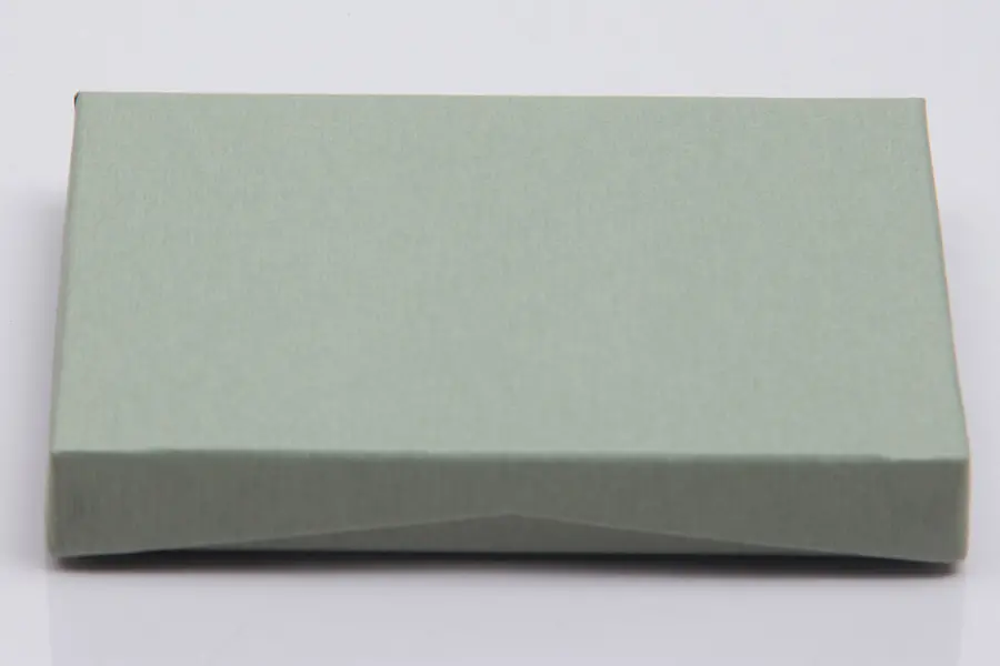 4-5/8L x 3-3/8W x 5/8H, Flip-Boxes Gift Card Boxes - Plastic Insert, Sage Green