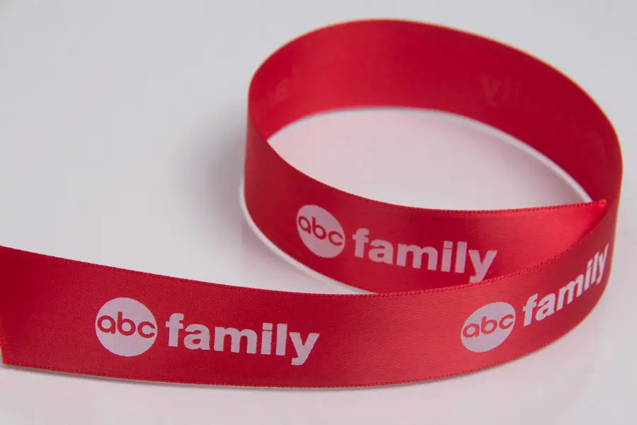 Custom Printed Ribbon for Marketing - ABC Family