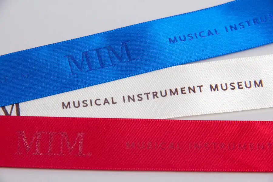Custom Hot Stamp Printed Ribbon - Musical Instrument Museum