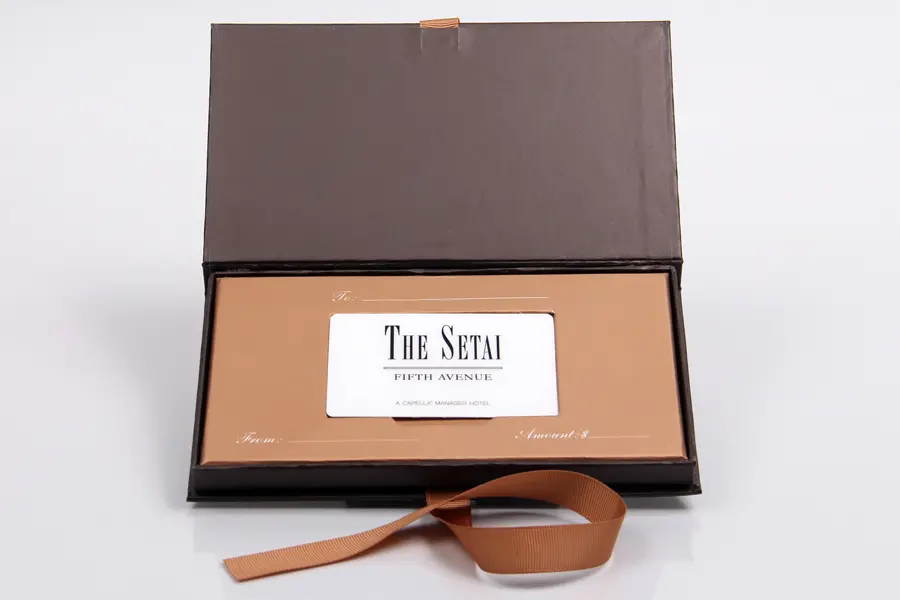 Custom Printed Gift-card Box  - Setail