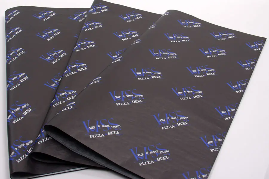 Custom Printed Food Service Tissue Wraps - K.I.S.S