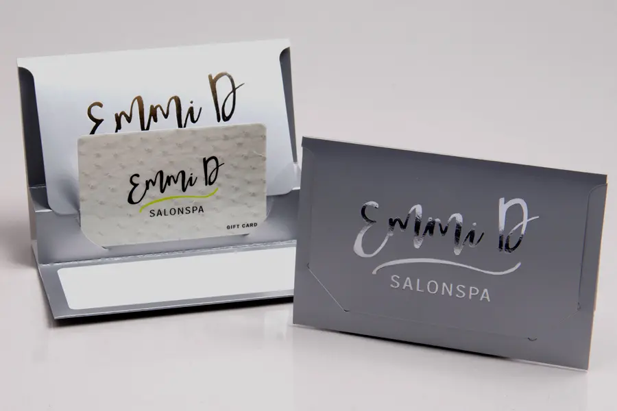 Custom Printed Giftcard Folders - Emmi D