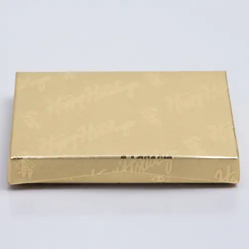 4-5/8X3-3/8X5/8 GOLD HAPPY HOLIDAYS PAPER POP UP INSERT
