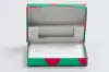4-5/8L x 3-3/8W x 5/8H, Pop-Up Gift Card Boxes, Green With Red Dots