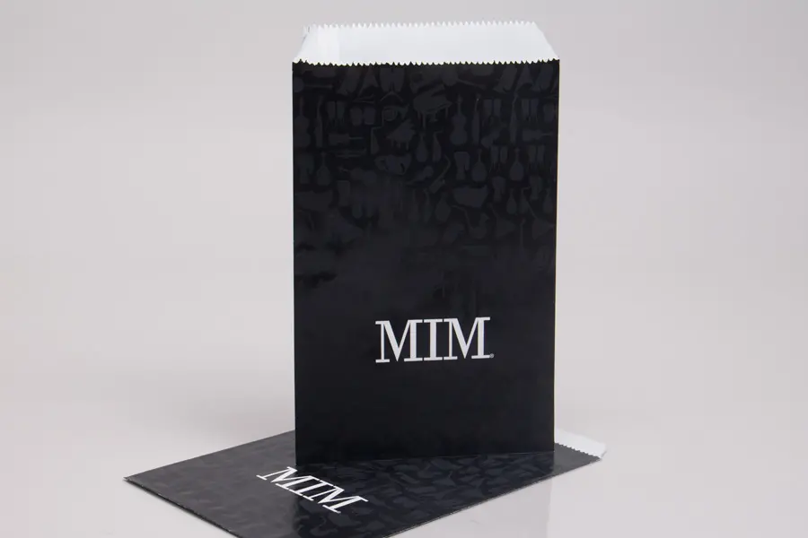 Custom Printed Ink Printed Plus Gloss UV Paper Merchandise Bags - Musical Instrument Museum