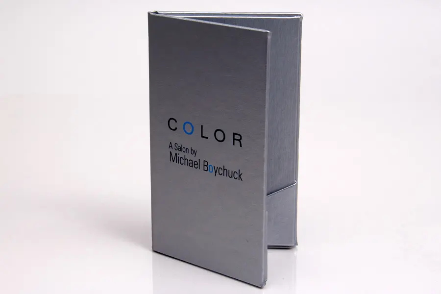 Custom Ink Printed Check Presenters - Colors Salon