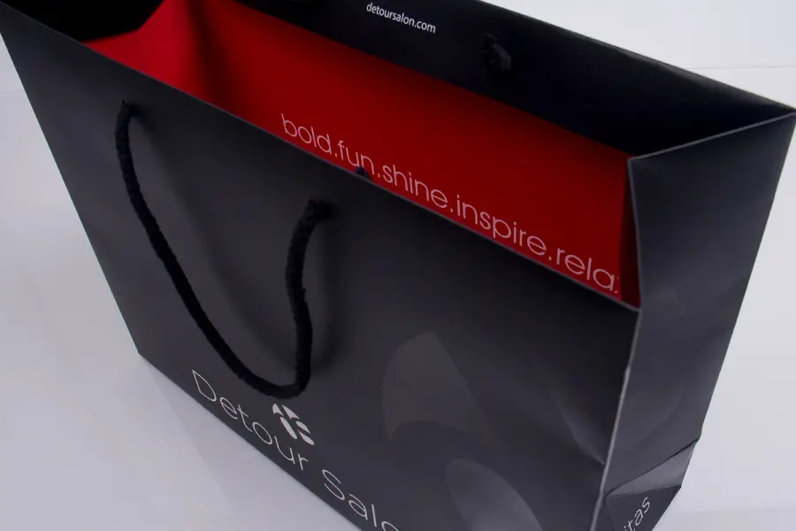 Custom Printed Paper Eurototes - Detour Salon