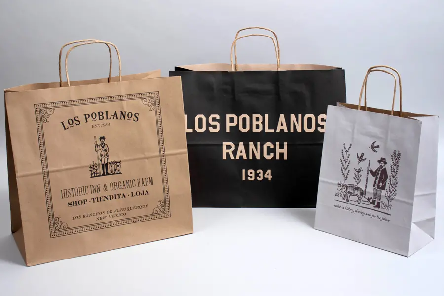 Custom Printed Paper Shopping Bags