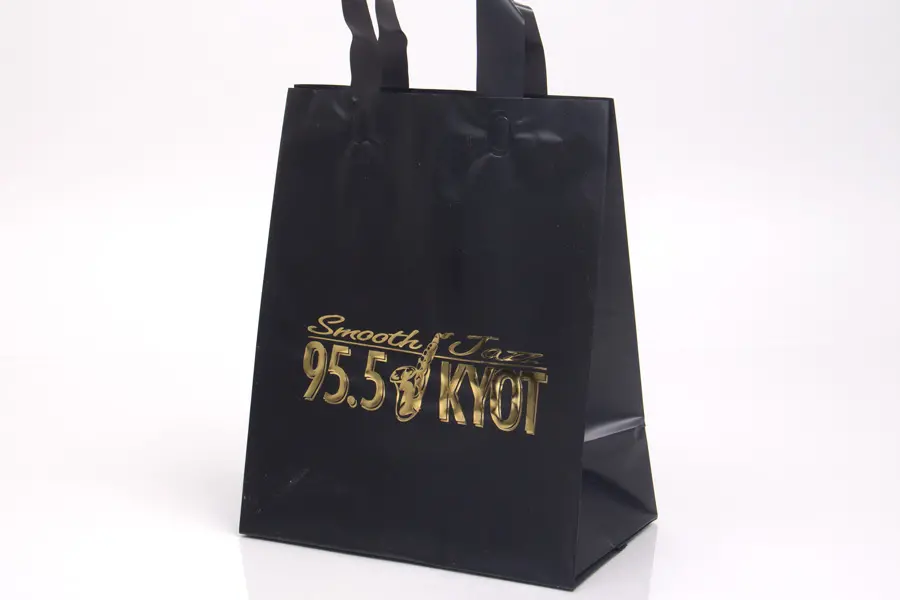 Semi-Custom Printed Hot Stamped Plastic Shopping Bag - 95.5