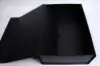 18L x 12W x 5-3/4H, Vogue Series 7 Panel Matte Magnetic Boxes, Black Matte