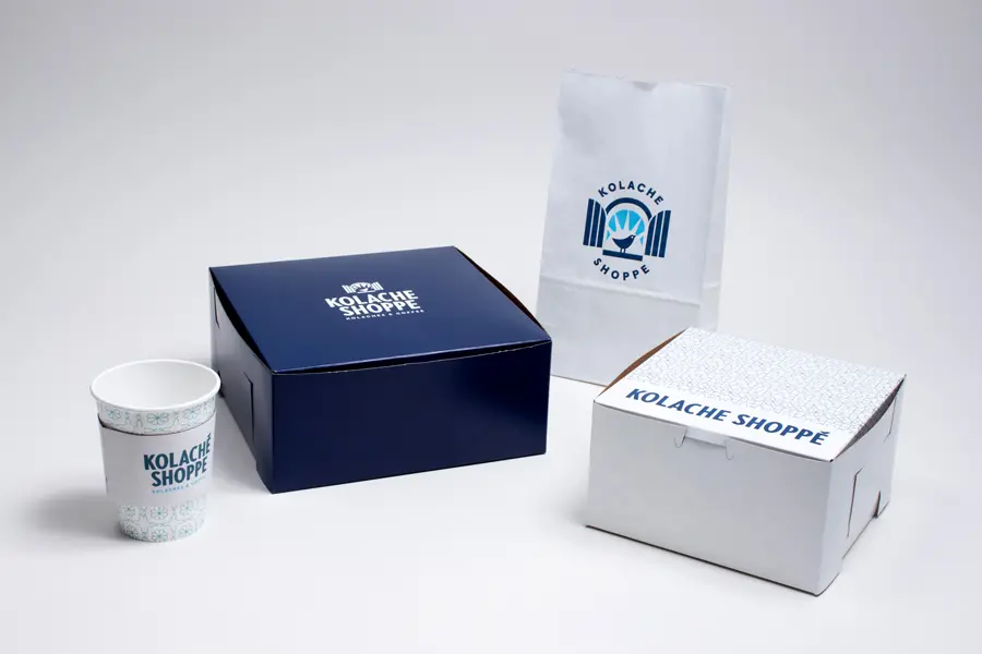 Custom Printed Bakery Boxes - Kolache Shoppe