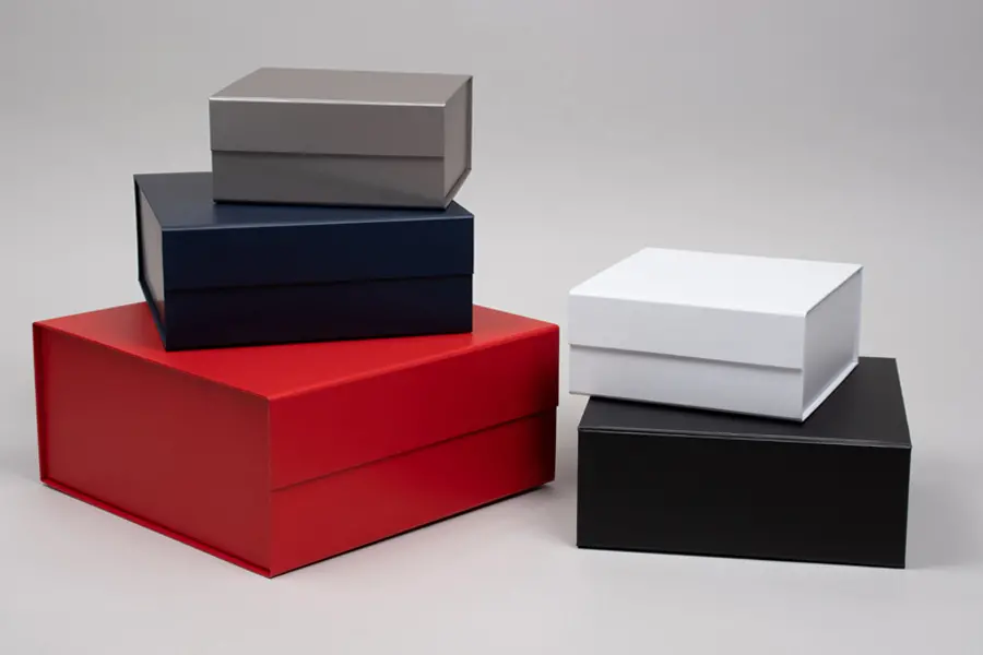 Scratch Resistant Matte Finish Ribbon Magnetic Boxes