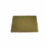 1/4 Sheet, Double Walled Cake Pads, Gold