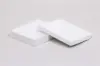 5-1/2L x 8W x 1-1/4H, 2-Piece Set-Up Jewelry Boxes w/Fiber Insert, Gloss White