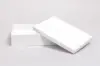 5-1/2L x 8W x 2H, 2-Piece Set-Up Jewelry Boxes w/Fiber Insert, Gloss White