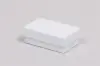3L x 2-1/8W x 1H, 2-Piece Set-Up Jewelry Boxes w/Fiber Insert, Gloss White