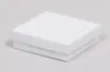 3-1/2L x 3-1/2W x 1H, 2-Piece Set-Up Jewelry Boxes w/Fiber Insert, Gloss White