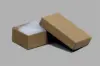2-1/2L x 1-1/2W x 7/8H, 2-Piece Set-Up Jewelry Boxes w/Fiber Insert, Natural Kraft