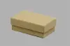 2-1/2L x 1-1/2W x 7/8H, 2-Piece Set-Up Jewelry Boxes w/Fiber Insert, Natural Kraft