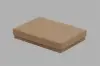 3-3/4L x 5-1/4W x 7/8H, 2-Piece Set-Up Jewelry Boxes w/Fiber Insert, Natural Kraft