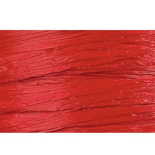 100 yds, Matte Raffia Ribbon, Red