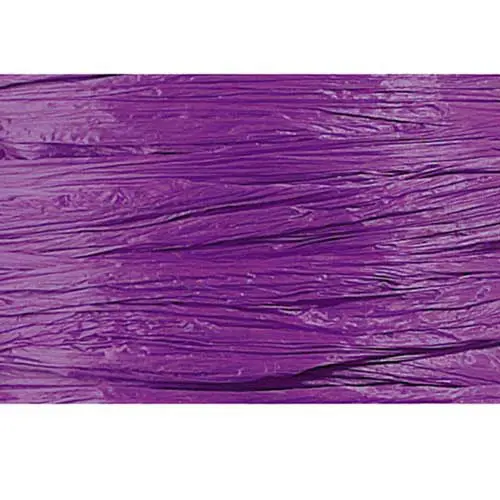 100 yds, Matte Raffia Ribbon, Purple