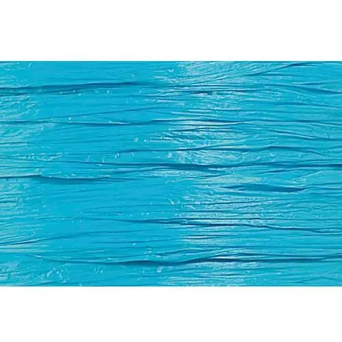 100 yds, Matte Raffia Ribbon, Aqua