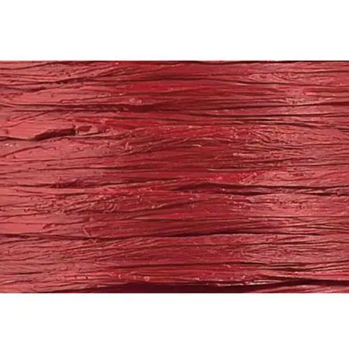 100 yds, Matte Raffia Ribbon, Burgundy
