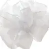 1-1/2W x 100 yds, Sheer Organza Ribbon, White
