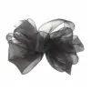1-1/2W x 100 yds, Sheer Organza Ribbon, Black