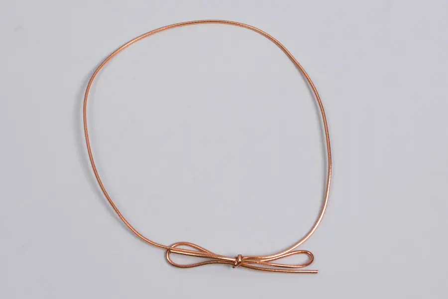 10L, Stretch Loop Bows, Metallic Copper
