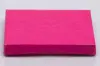 4-5/8L x 3-3/8W x 5/8H, Flip-Boxes Gift Card Boxes - Plastic Insert, Pink Rib