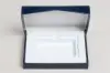 4-5/8L x 3-3/8W x 5/8H, Flip-Boxes Gift Card Boxes - Plastic Insert, Blueberry Ice