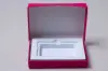 4-5/8L x 3-3/8W x 5/8H, Flip-Boxes Gift Card Boxes - Plastic Insert, Pink Rib
