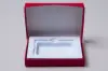 4-5/8L x 3-3/8W x 5/8H, Flip-Boxes Gift Card Boxes - Plastic Insert, Red Rib