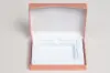 4-5/8L x 3-3/8W x 5/8H, Flip-Boxes Gift Card Boxes - Plastic Insert, Brushed Rose Gold