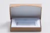 4-5/8L x 3-3/8W x 5/8H, Flip-Boxes Gift Card Boxes - Plastic Insert, Natural Kraft
