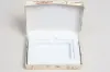 4-5/8L x 3-3/8W x 5/8H, Flip-Boxes Gift Card Boxes - Plastic Insert, Golden Snow