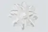 4-1/4W, PEEL AND STICK POM BOWS, WHITE