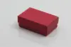 2-1/2L x 1-1/2W x 7/8H, 2-Piece Set-Up Jewelry Boxes w/Fiber Insert, Brick Red