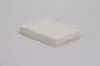 3-3/4L x 5-1/4W x 7/8H, 2-Piece Set-Up Jewelry Boxes w/Fiber Insert, White Sand