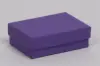 3L x 2-1/8W x 1H, 2-Piece Set-Up Jewelry Boxes w/Fiber Insert, Deep Purple