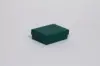 2-1/2L x 1-1/2W x 7/8H, 2-Piece Set-Up Jewelry Boxes w/Fiber Insert, Dark Green