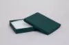 3-3/4L x 5-1/4W x 7/8H, 2-Piece Set-Up Jewelry Boxes w/Fiber Insert, Dark Green